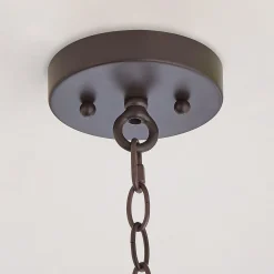 Reproduction Glass Cloche Pendant