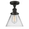 Restoration Stationary Ceiling Light - Clear Glass