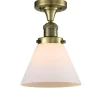 Restoration Stationary Ceiling Light - Frosted Glass