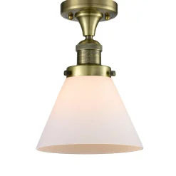Restoration Stationary Ceiling Light - Frosted Glass
