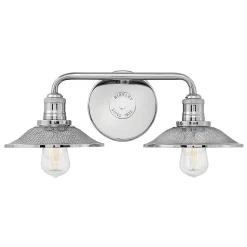 Retro Warehouse Shade Vanity Light - 2 Light