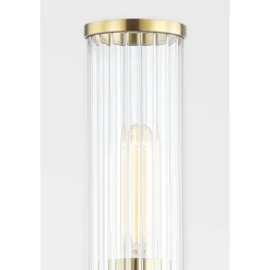 Ribbed Farria Bath Sconce