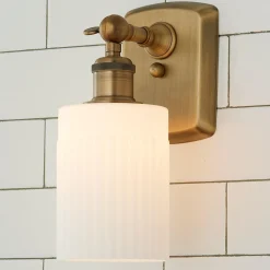 Ridged Austin Bath Sconce
