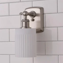 Ridged Austin Bath Sconce