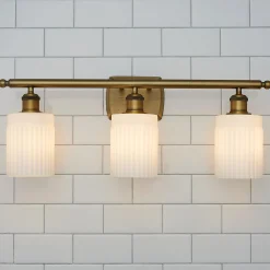 Ridged Austin Vanity Light - 3 Light