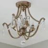 Romantic Riley Semi-Flush Ceiling Light