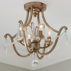 Romantic Riley Semi-Flush Ceiling Light