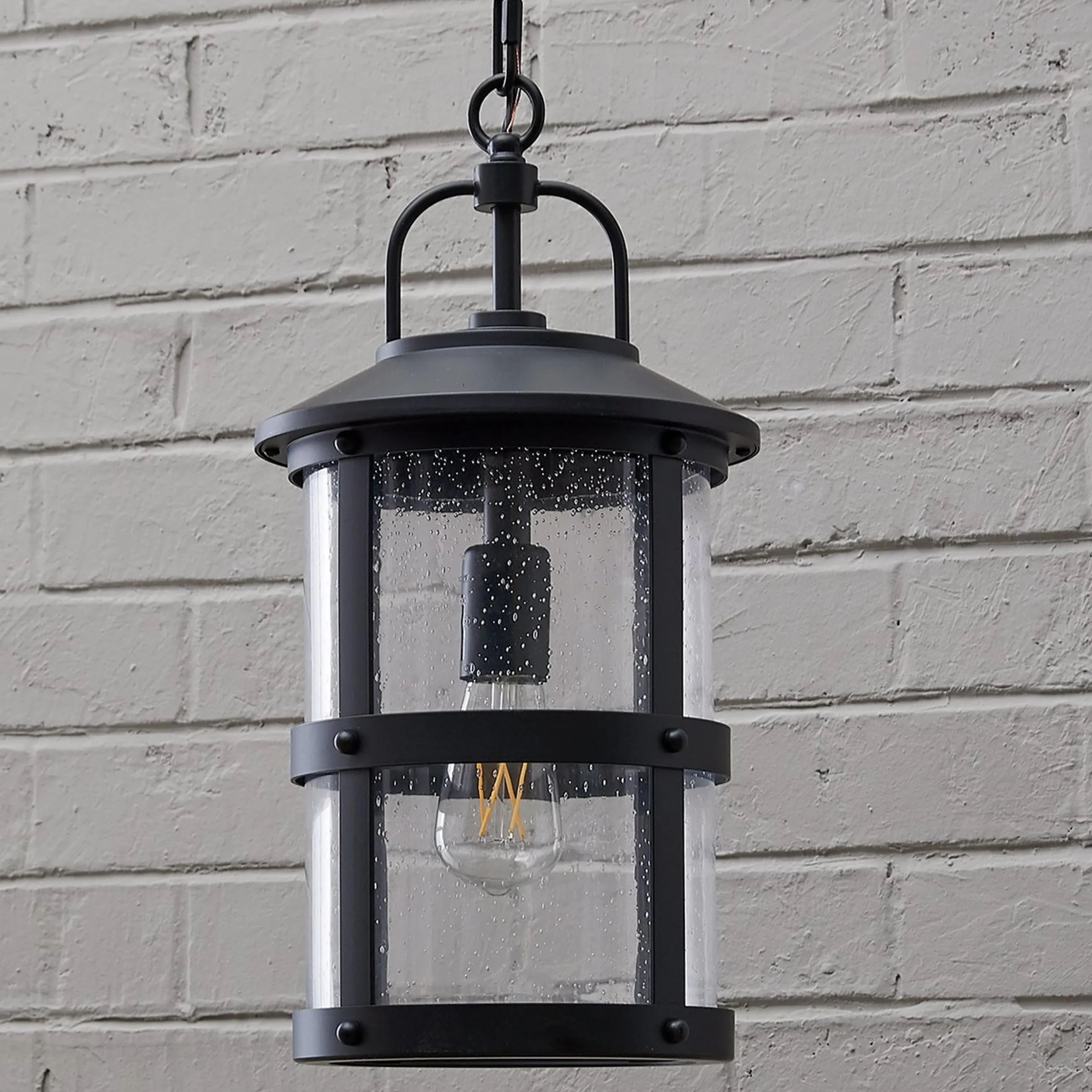 Rugged River Hanging Outdoor Lantern