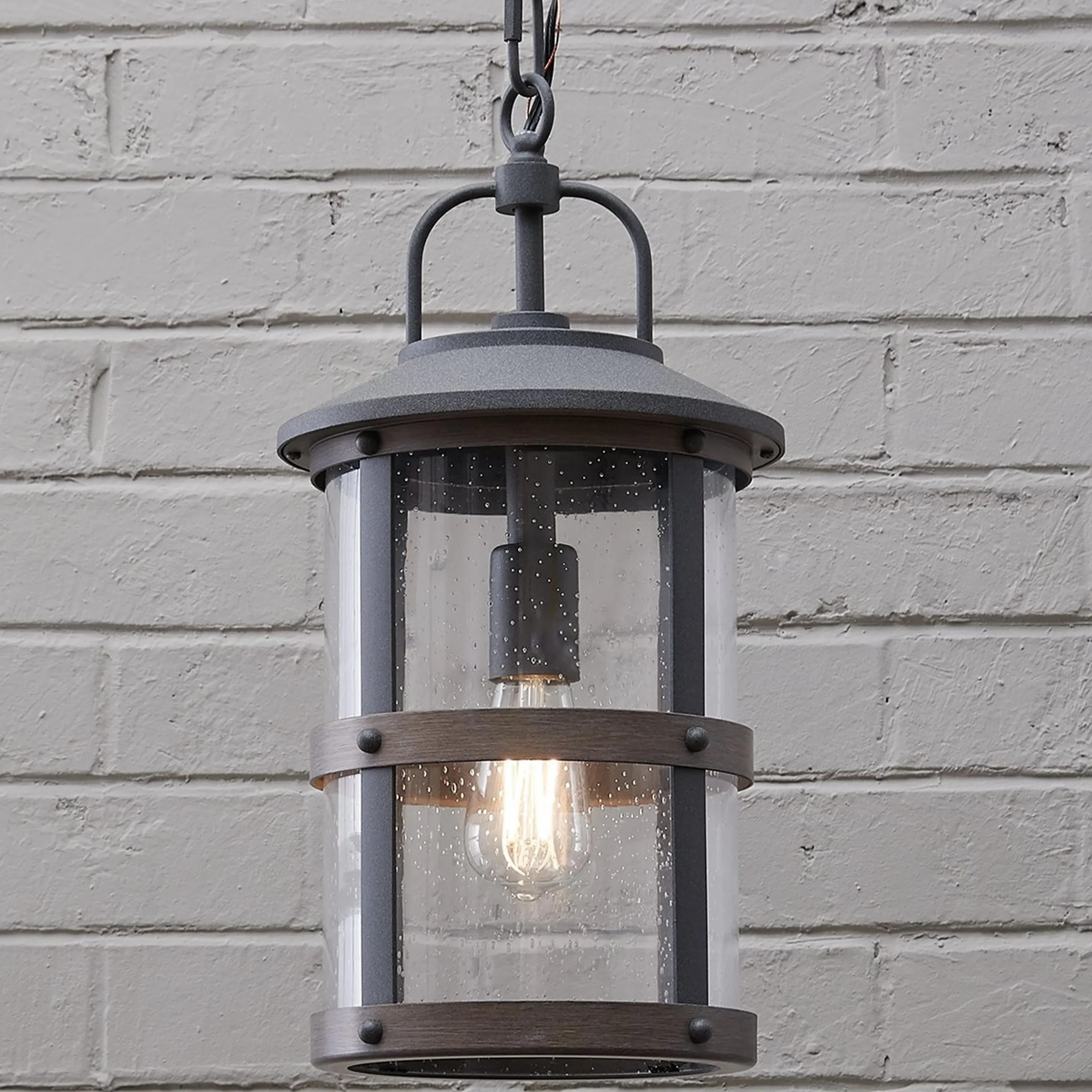 Rugged River Hanging Outdoor Lantern