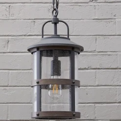 Rugged River Hanging Outdoor Lantern