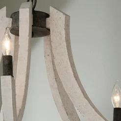Rustic Brolly Chandelier