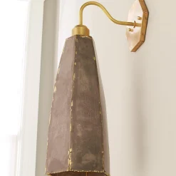 Rustic Steel Hexagon Sconce