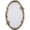 Rustic Vine and Bird Framed Mirror
