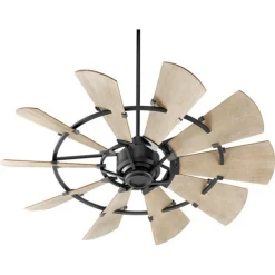 52" Rustic Windmill Ceiling Fan