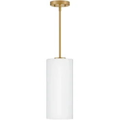 Salbris White Glass Pendant
