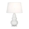 Sassy Ceramic Table Lamp - Lucite Base