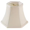 5" Satin Hexagon Bell Chandelier Shade