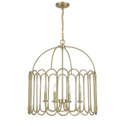 Scalloped Cage Lantern - Large