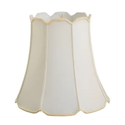 16" Scallop Long Bell Lamp Shade