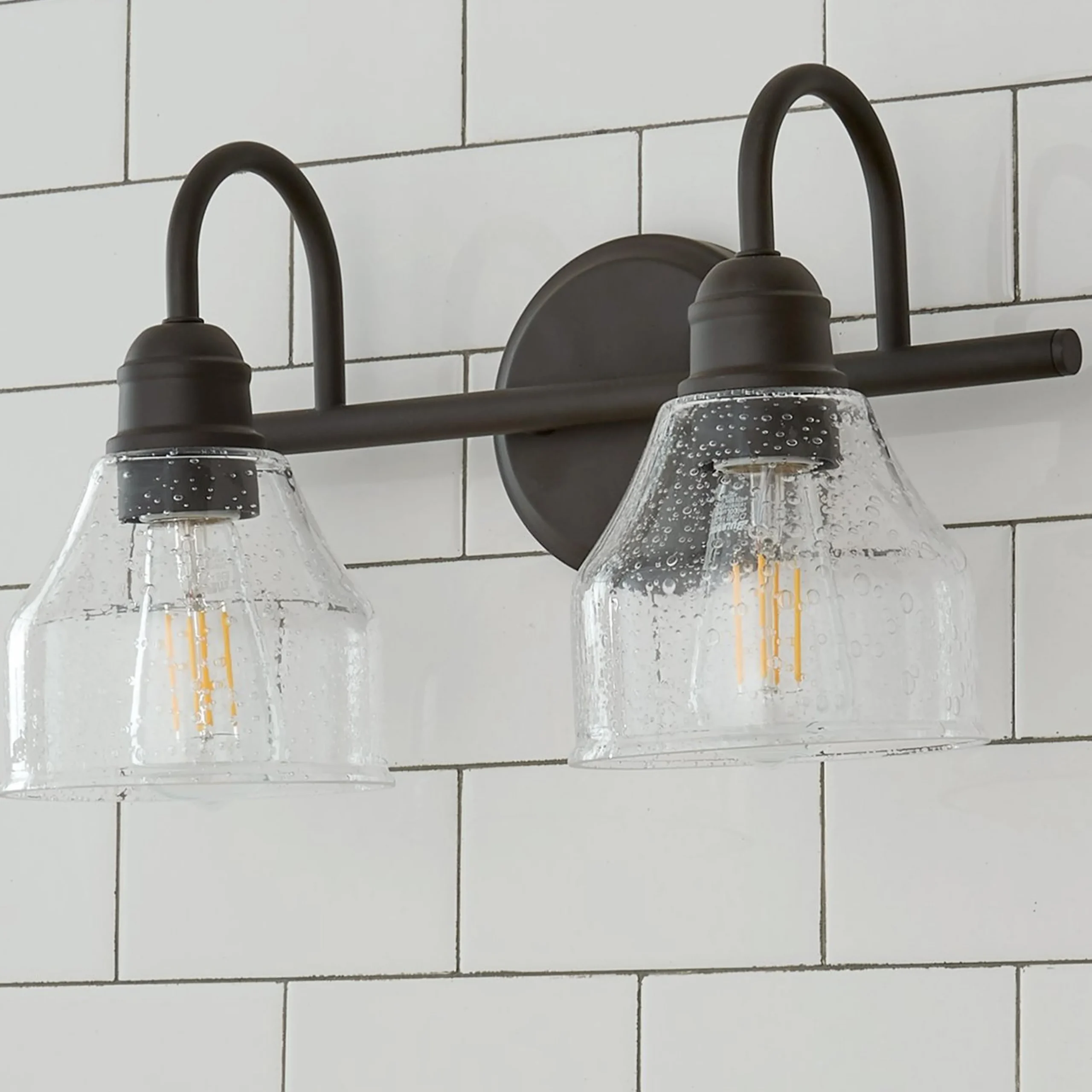 Seedy Gooseneck Vanity Light - 2 Light