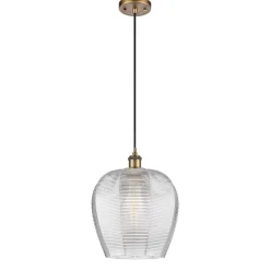 Selene Geo Shade Pendant - Clear Glass