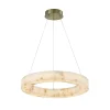 Septimus Ring Chandelier - Small - Genuine Alabaster