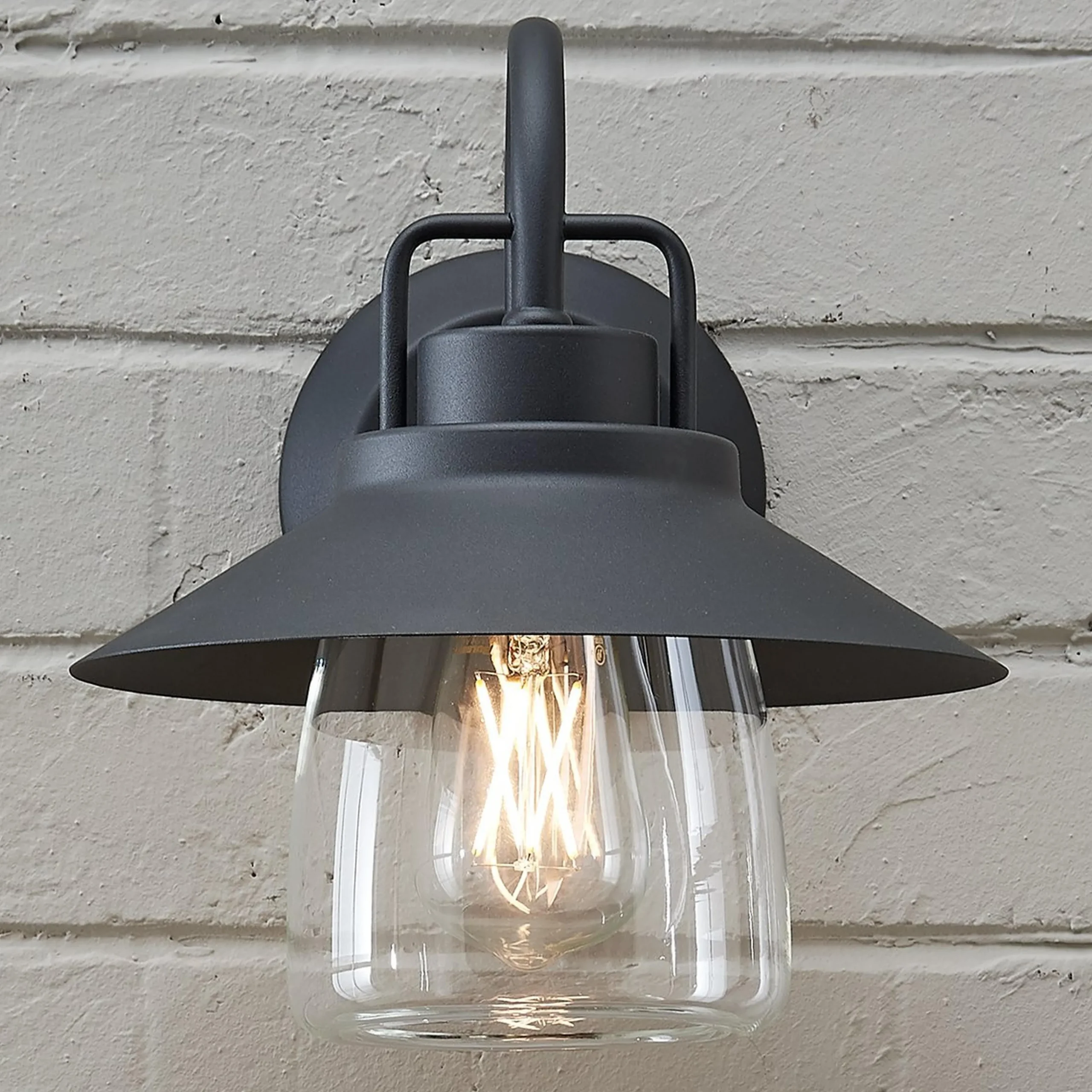 Shaded Firefly Outdoor Sconce
