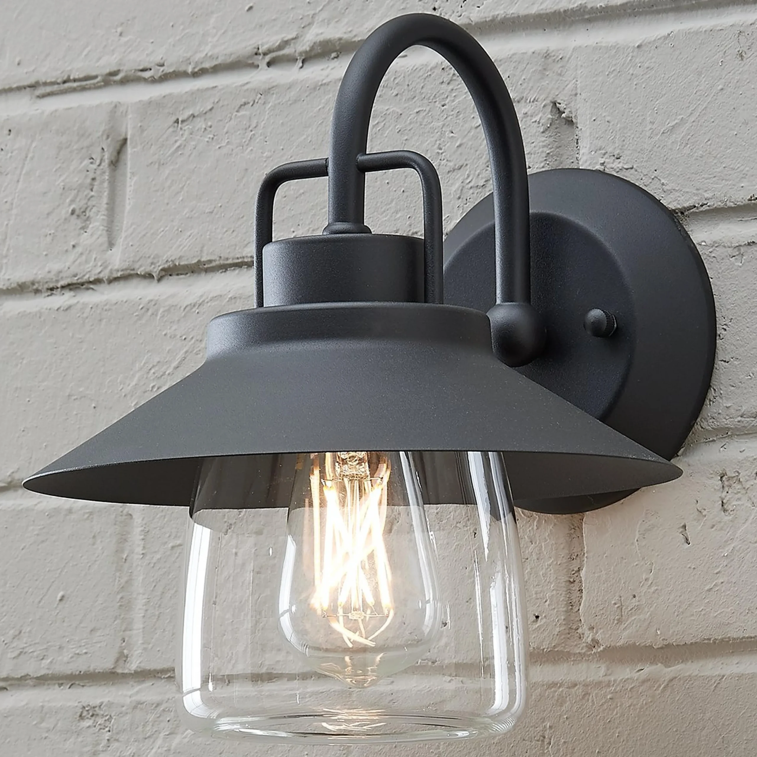Shaded Firefly Outdoor Sconce