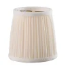 4" Shirred Silk Chandelier Shade