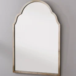 Silver Arched Frame Mirror