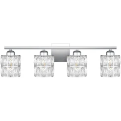 Simple Glam Vanity Light - 4 Light