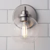 Simple Globe Bath Sconce