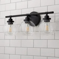Simple Globe Vanity Light - 3 Light