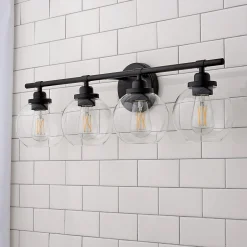 Simple Globe Vanity Light - 4 Light