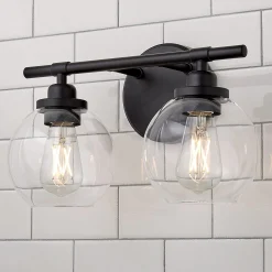 Simple Globe Vanity Light - 2 Light