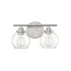 Simple Globe Vanity Light - 2 Light