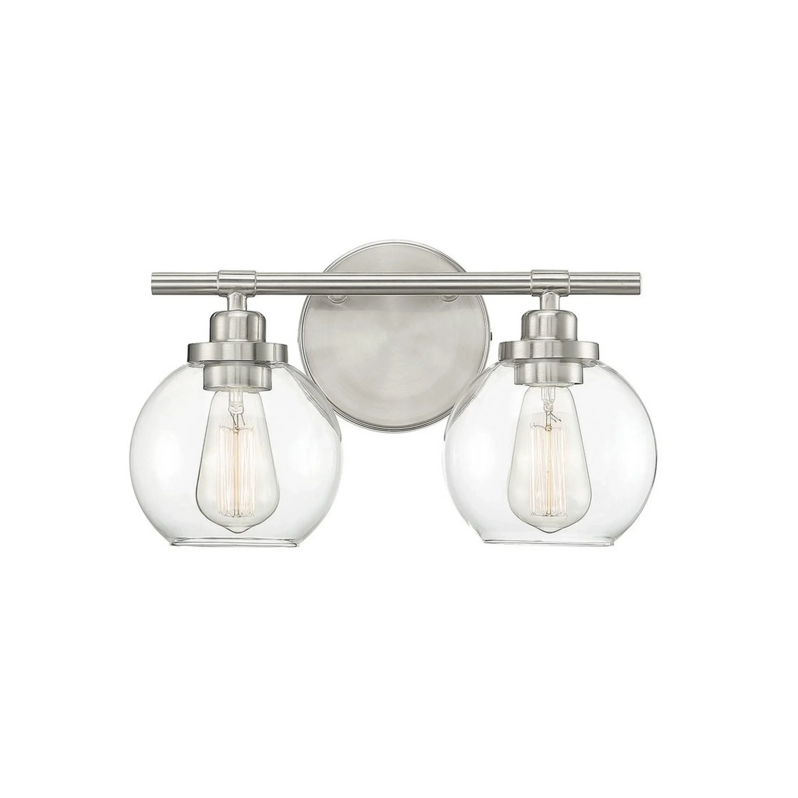 Simple Globe Vanity Light - 2 Light