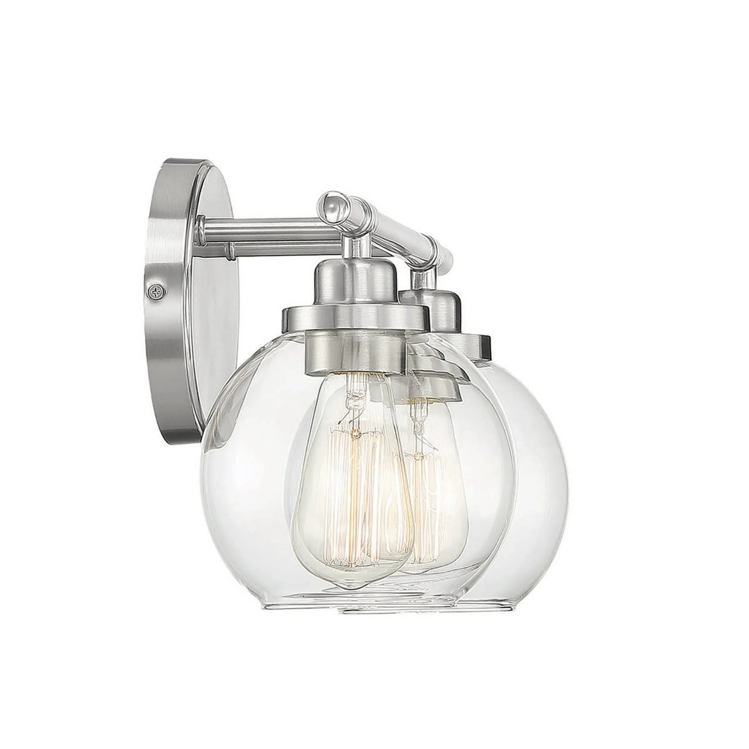 Simple Globe Vanity Light - 2 Light