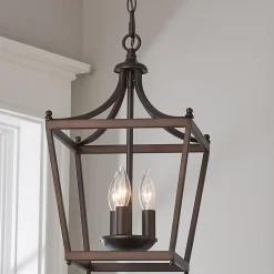 Simple Mini Pagoda Lantern - 3 Light