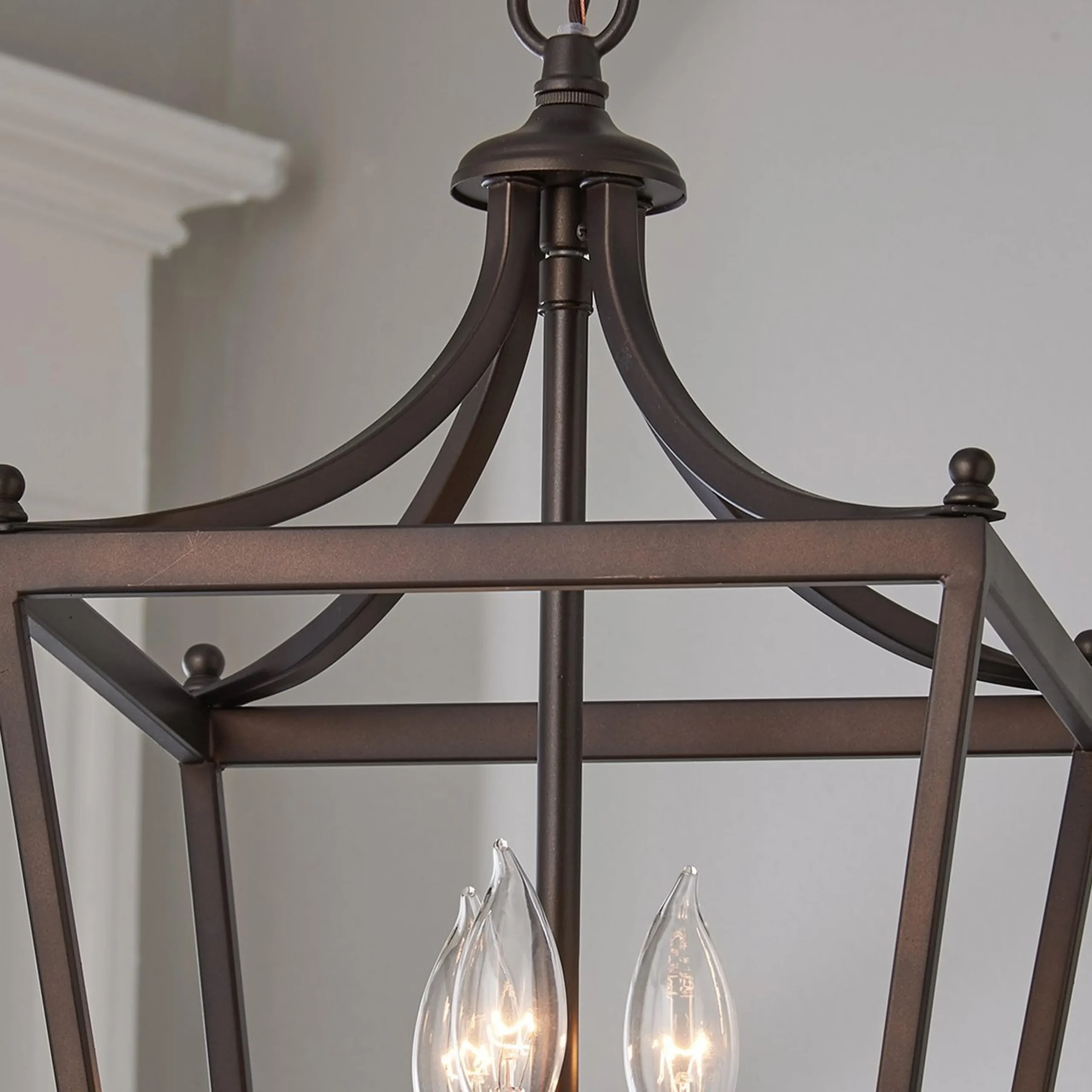 Simple Mini Pagoda Lantern - 3 Light