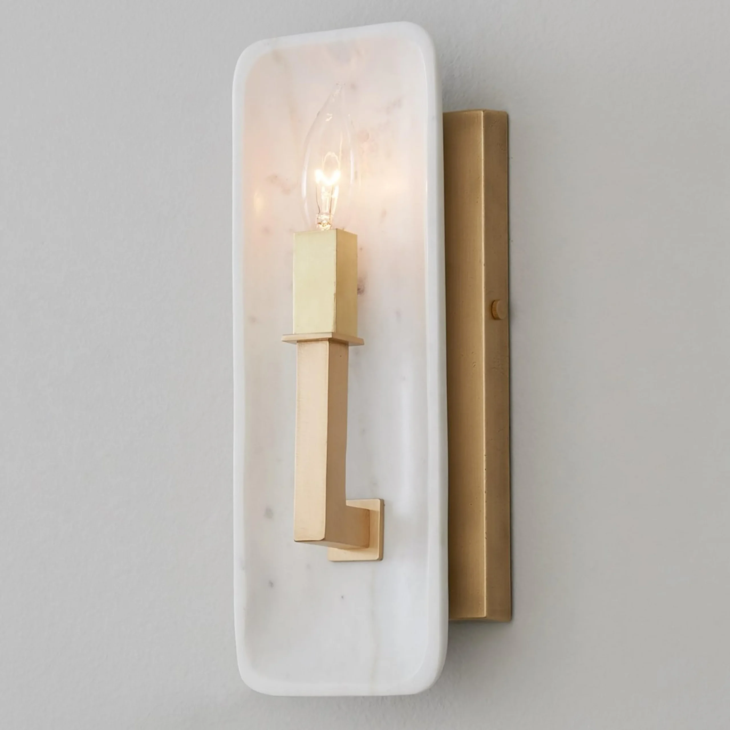 Simple Stone Sconce - ADA