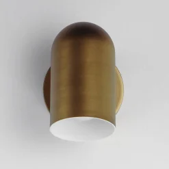 Single Spotlight Outdoor Sconce - Dome