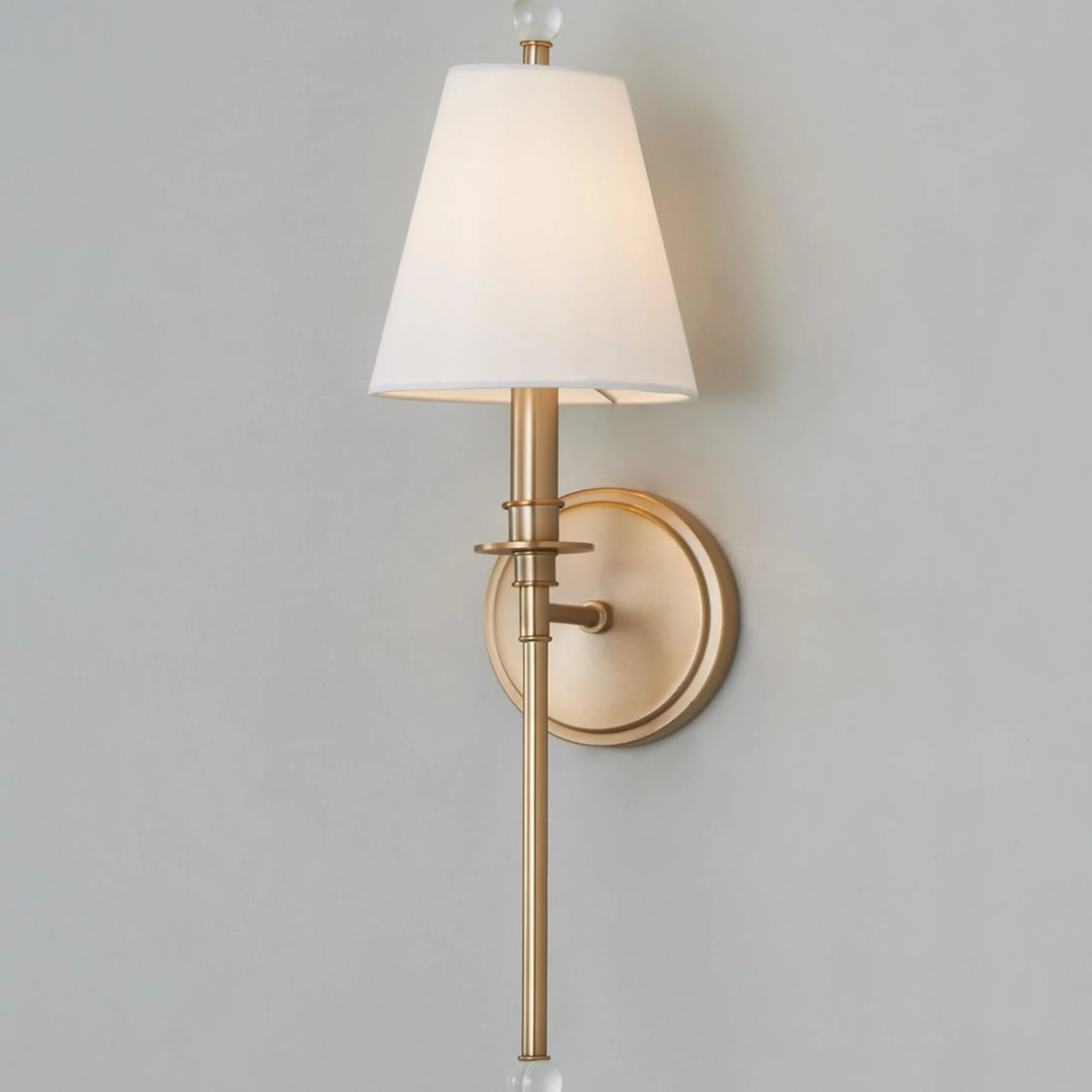 Sleek Adorned Bar Sconce