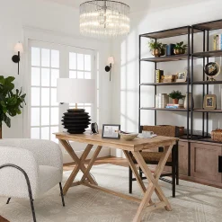 Sleek Adorned Bar Sconce