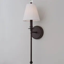 Sleek Adorned Bar Sconce
