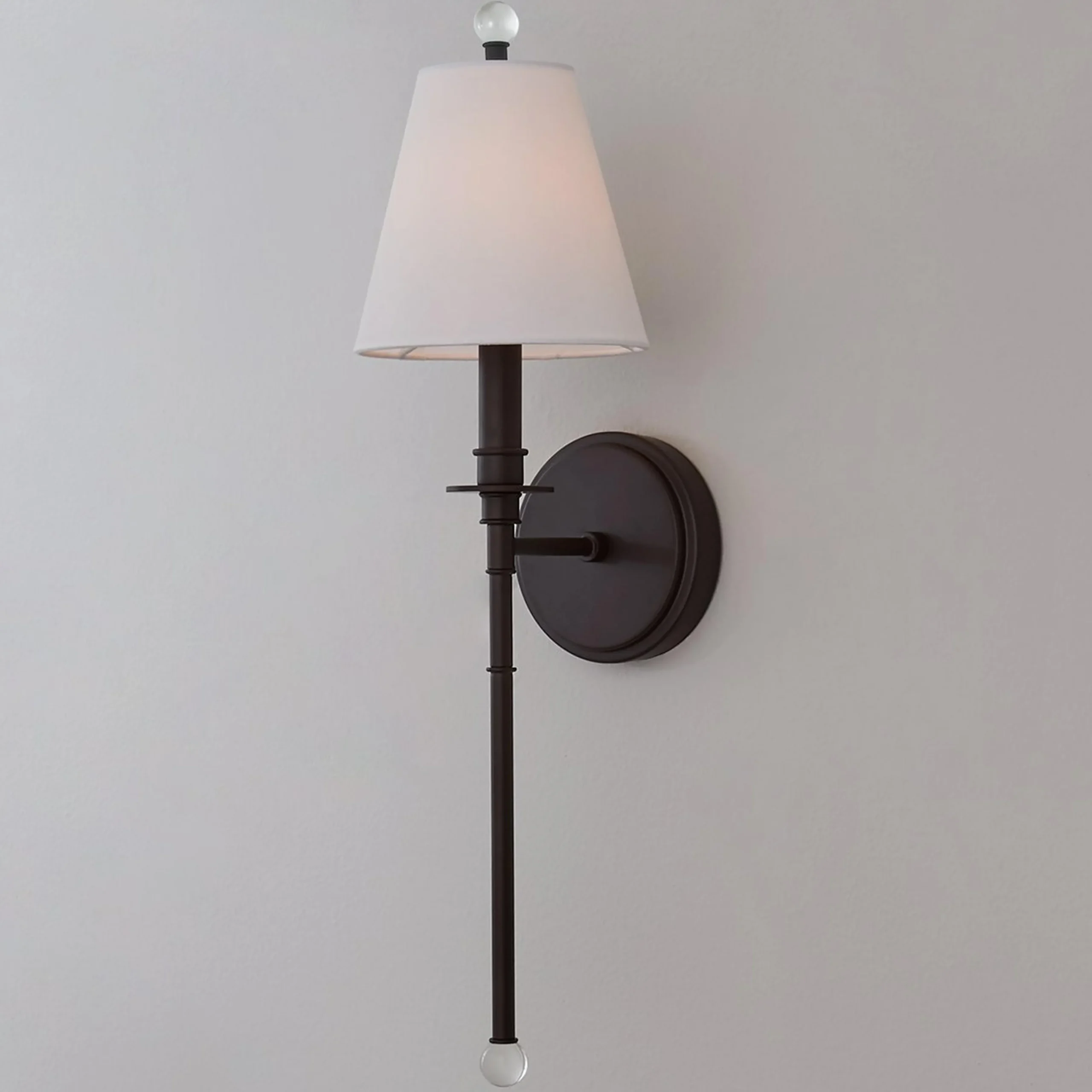 Sleek Adorned Bar Sconce