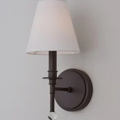 Sleek Adorned Bar Sconce