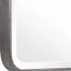 Slender Silver Mirror