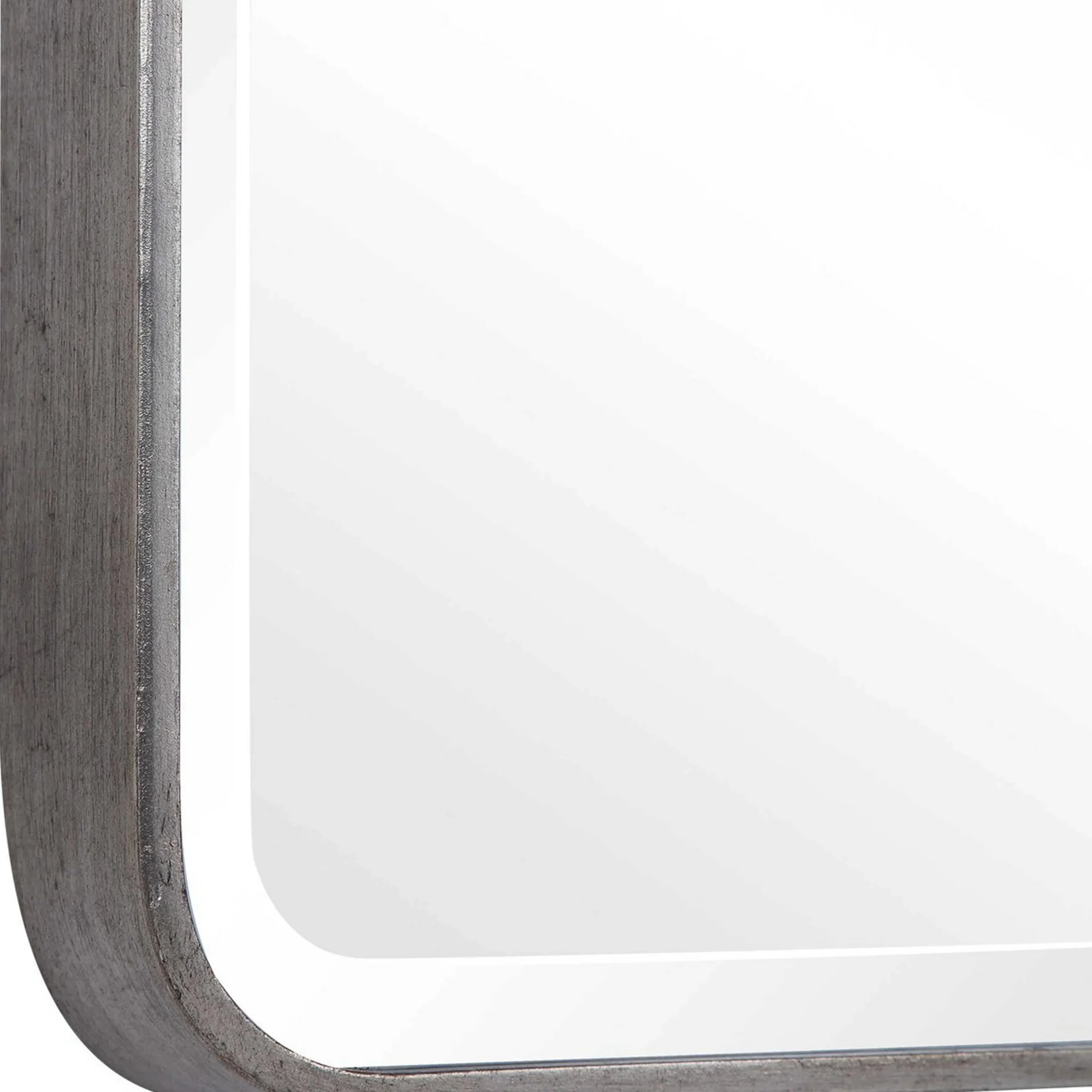 Slender Silver Mirror