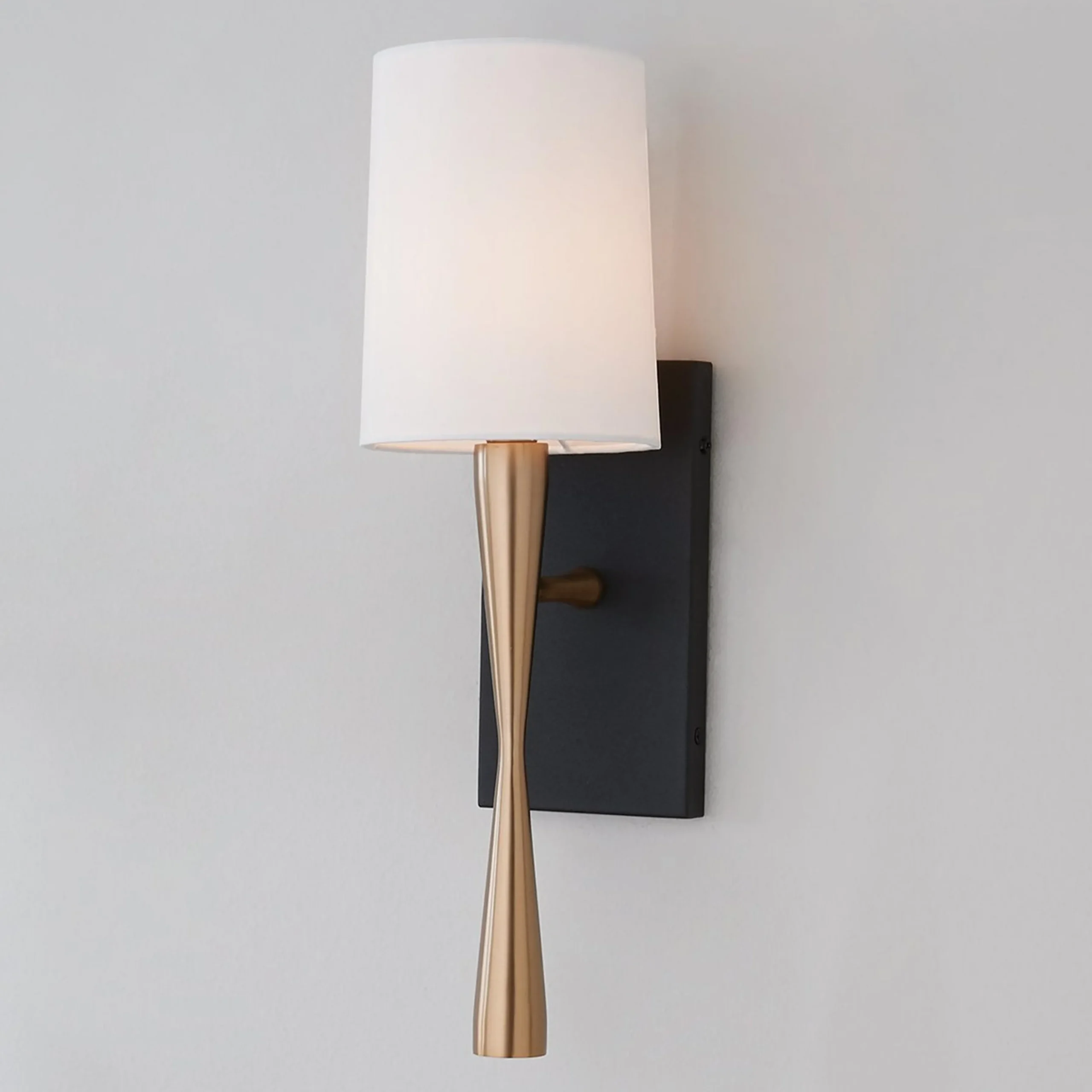 Slim Hourglass Bar Sconce